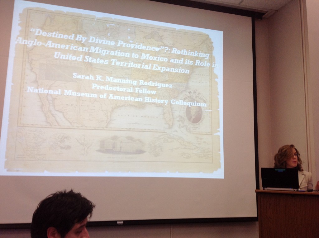 Sarah Rodriguez Pre-Doc FellowApril 2 2013