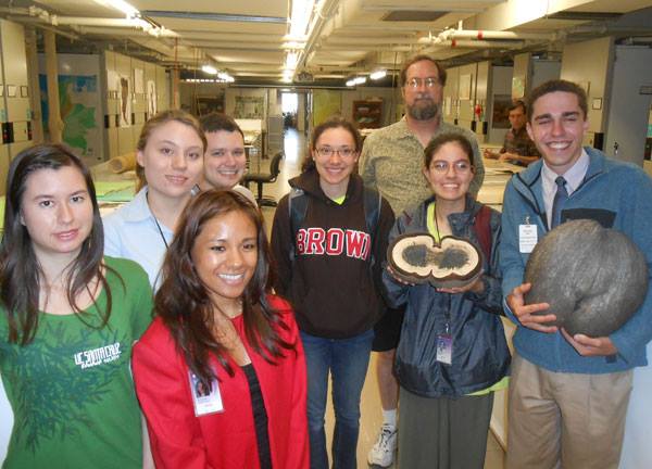 NMNH Interns on a Botany Tour led by Museum Specialist Greg McKee on Thursday 5/30/13