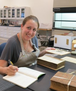 Smithsonian Libraries Preservation Intern, Katie Boodle