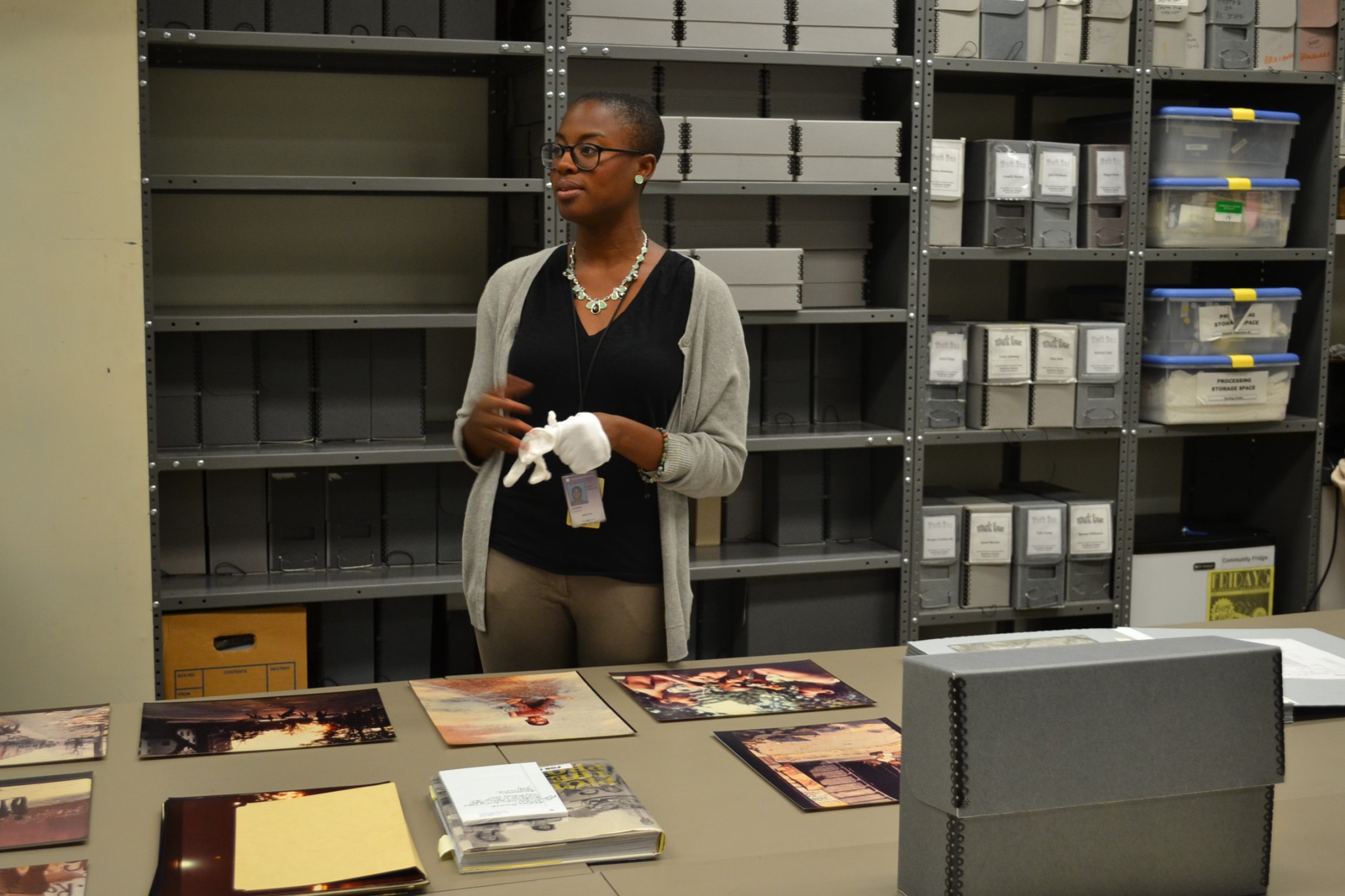 NMAH Archive Center Intern Lucy Mensah